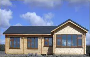 Family Annexe log cabin, Torwood Country Lodges