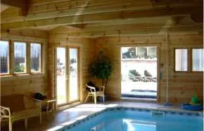 Pool / Playroom log cabin, Torwood Country Lodges